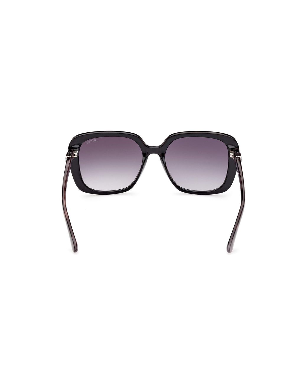 Guess Black Gu7863 05B Sunglasses Injected Smoke Squared Normal Shaded