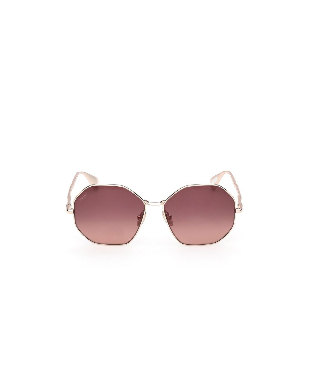 Max Mara Black Mm0168 Miller 28F Sunglasses Metal Geometric Normal