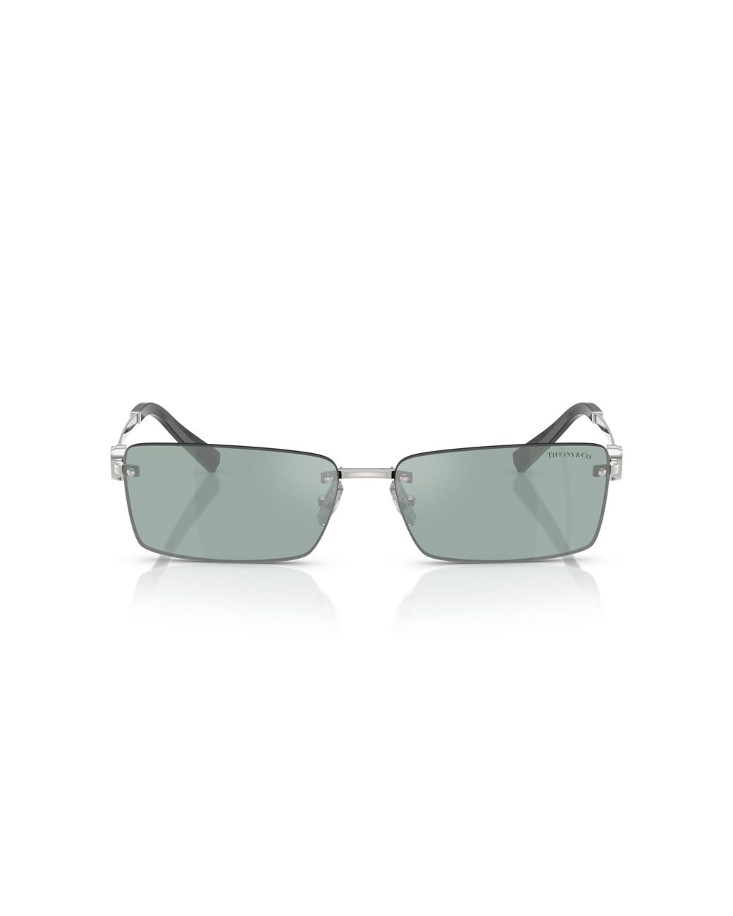 Tiffany & Co Black Tf3108B 62227C Sunglasses Metal Light Squared Mirrored