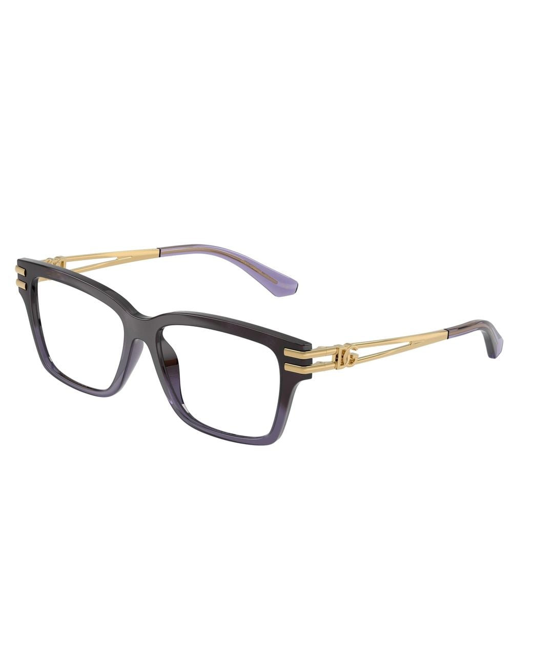 Dolce & Gabbana Black Dg5117 3494 Optical Frames Injected Transparent Squared Normal