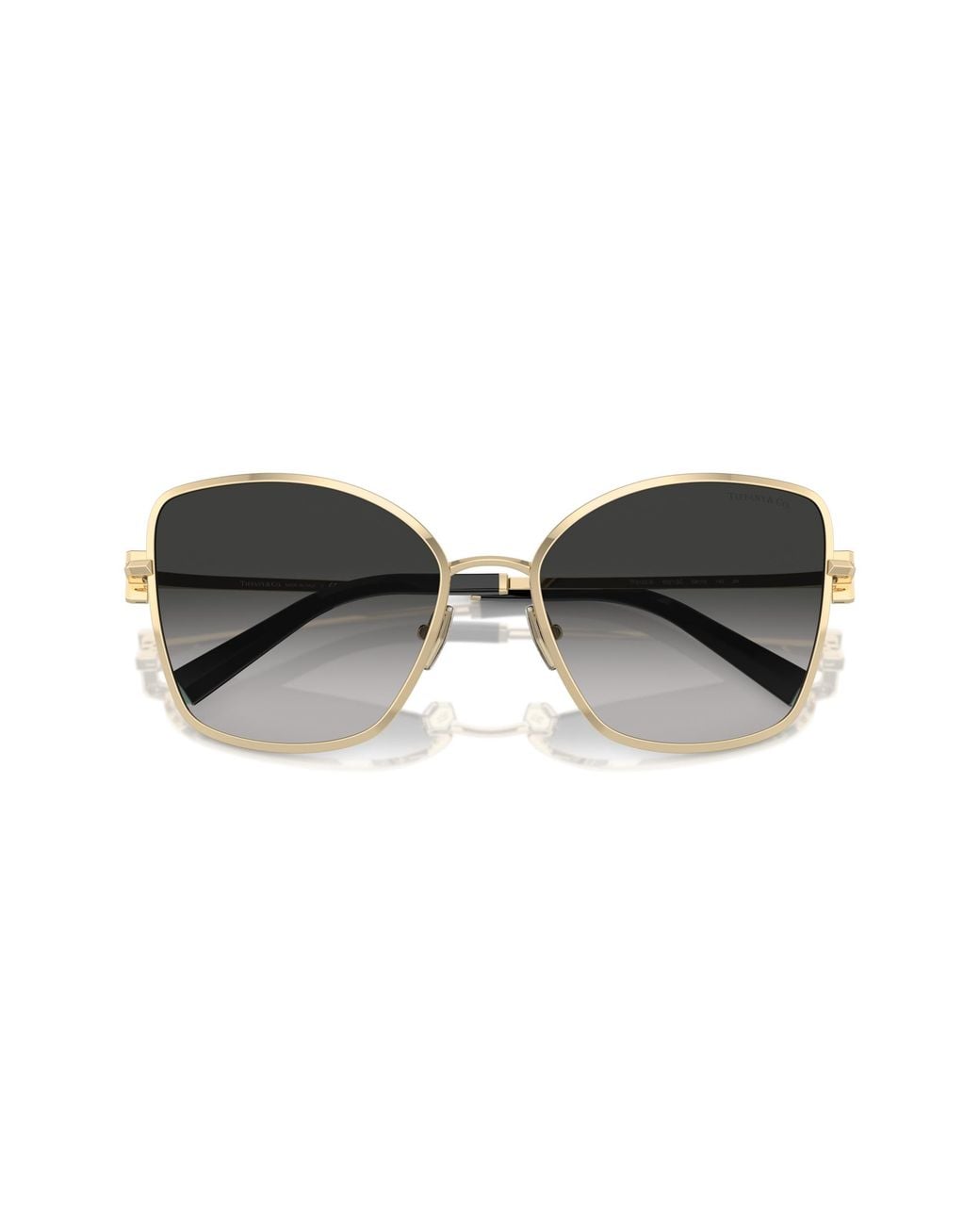 Tiffany & Co Black Tf3102B 60213C Sunglasses Metal Butterfly Normal Shaded