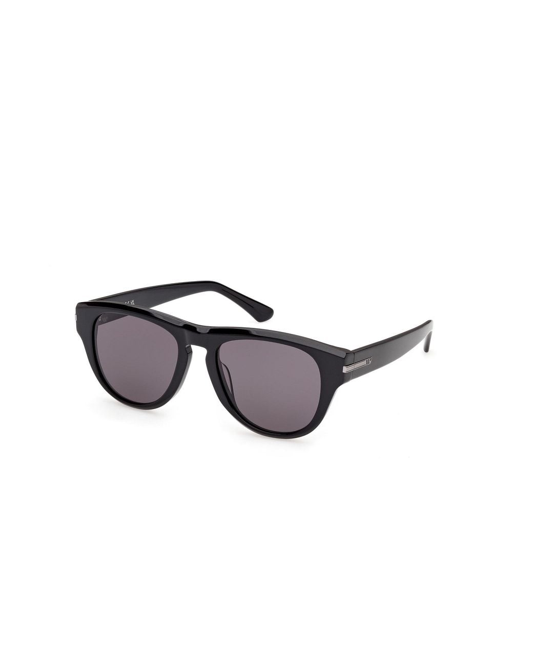Web Black We0402 01A Sunglasses Acetate Smoke Round Normal for men