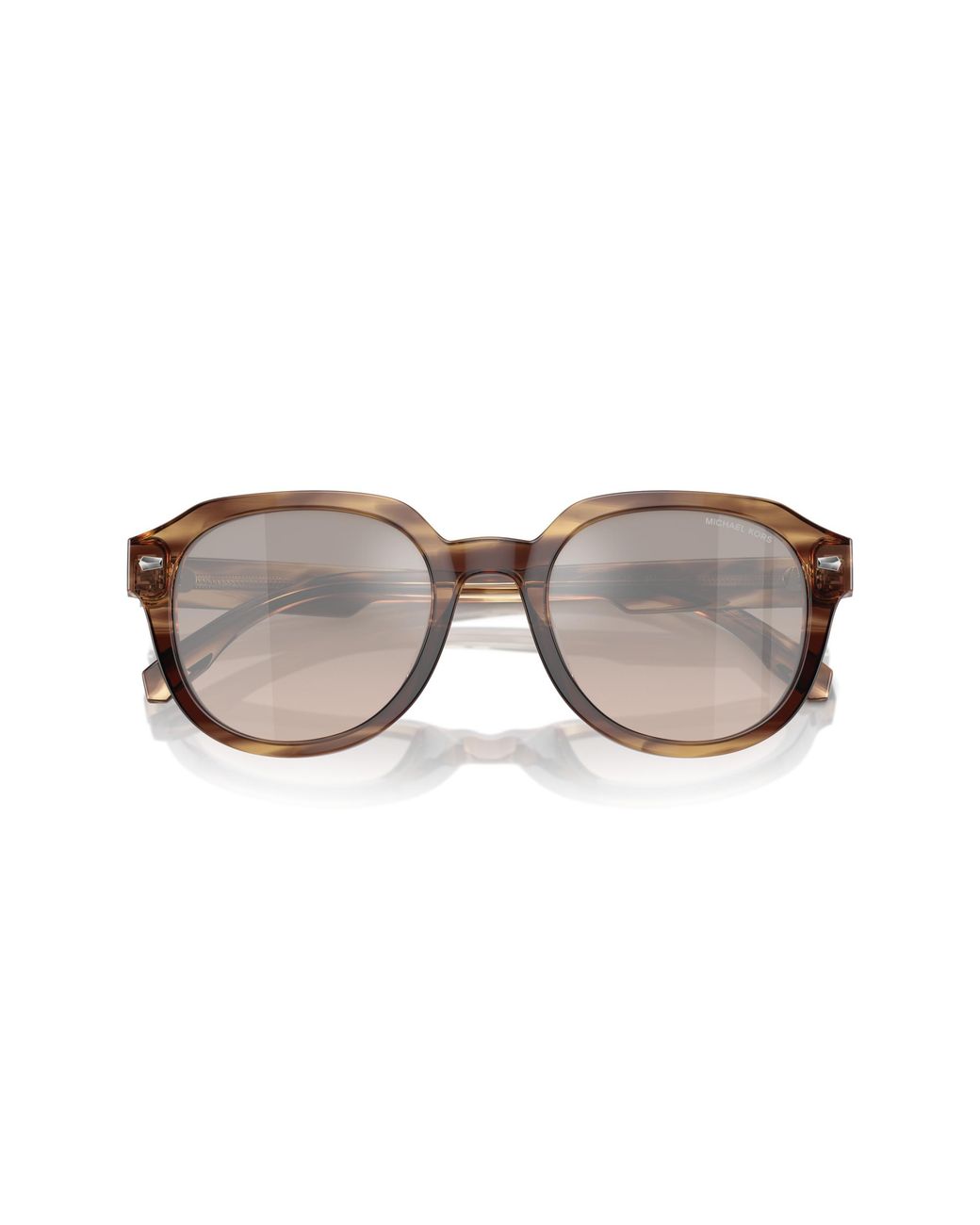 Michael Kors Black Mk2216U Eger 39776I Sunglasses Acetate Round Normal Mirror for men