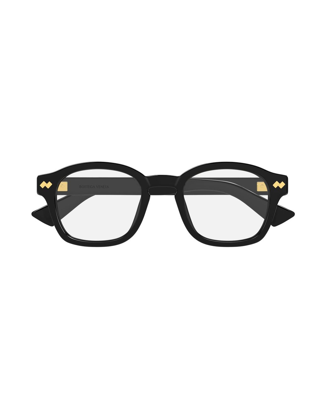 Bottega Veneta Black Bv1445Oa 001 Optical Frames Acetate Transparent Round