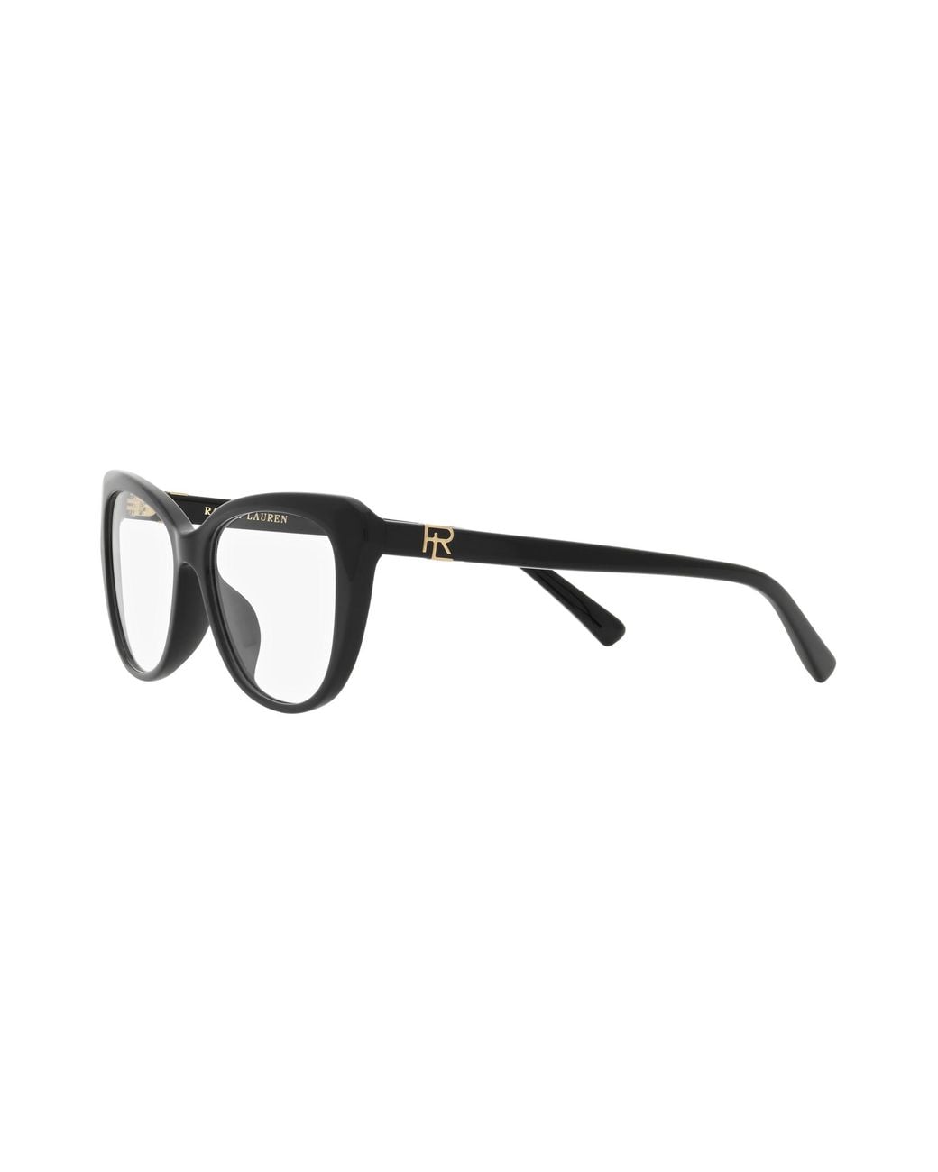 Ralph Lauren Black Rl6232U 5001 Optical Frames Acetate Transparent Cat Eye Normal