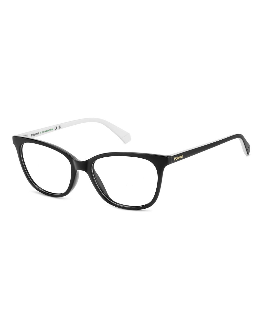 Polaroid Black Pld D560 807 Optical Frames Eco-Poliame Squared Normal
