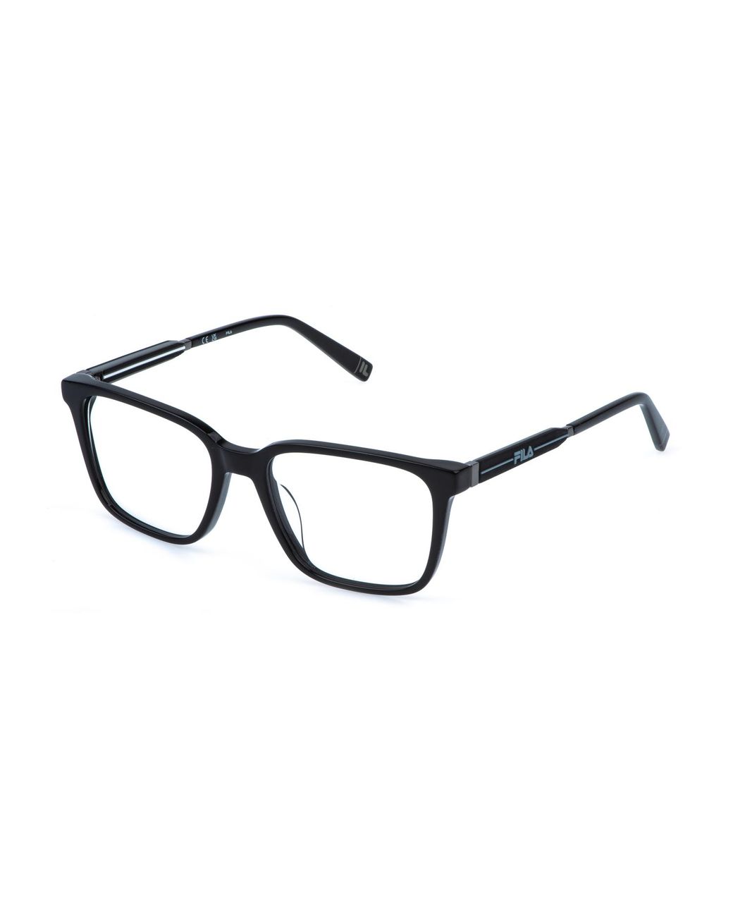 Fila Black Vfia95 700 Optical Frames Acetate Squared for men