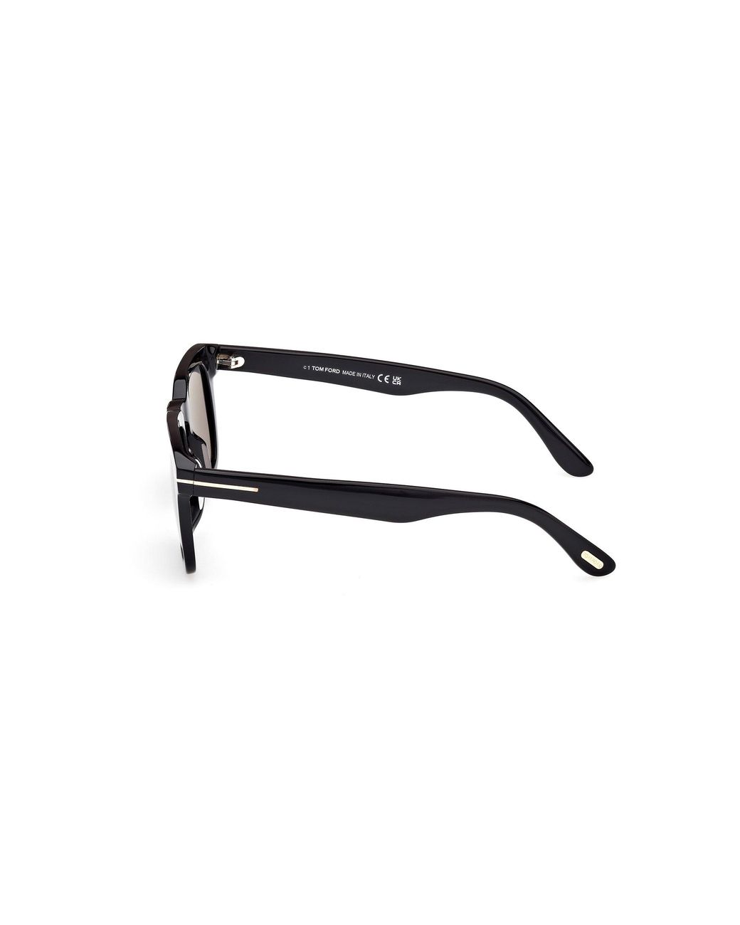 Tom Ford Black Ft0751 Dax 01D Sunglasses Acetate Smoke Squared Polarized for men