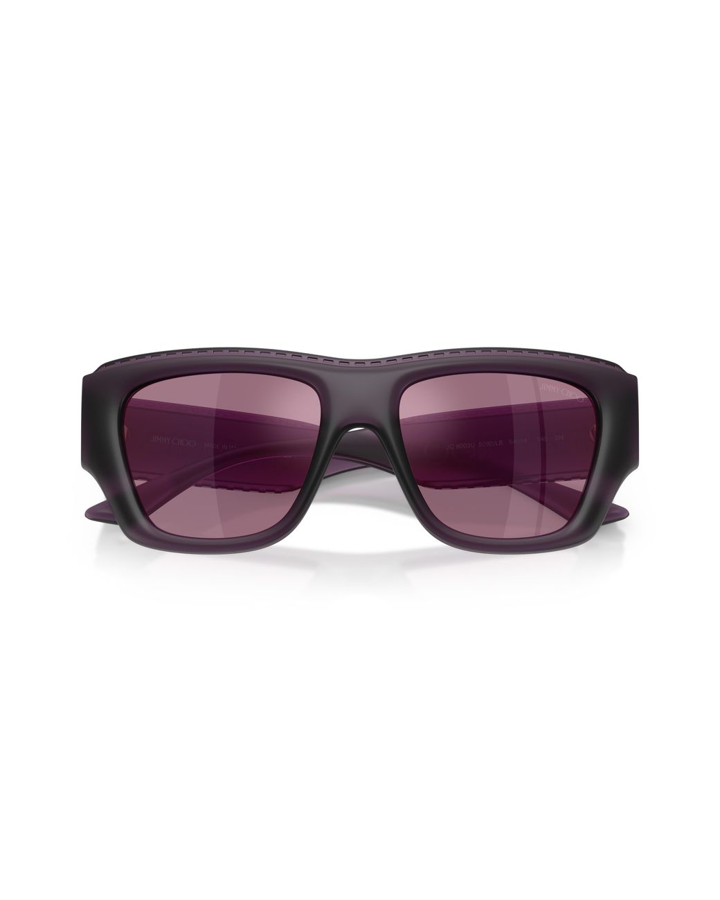 Jimmy Choo Black Jc6003U 5092Lb Sunglasses Injected Squared Mirrored