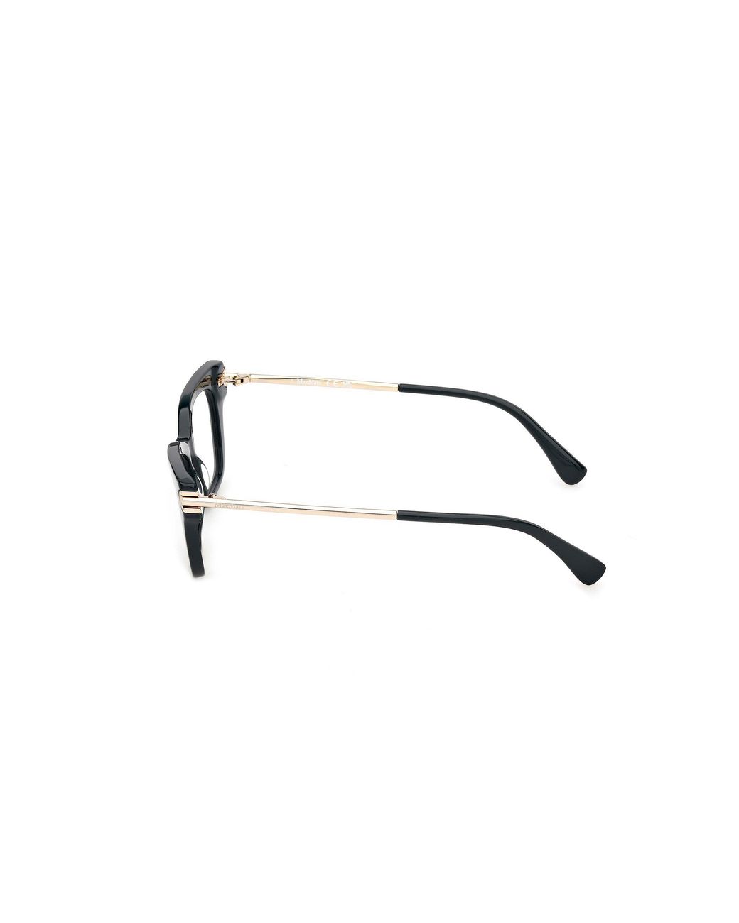 Max Mara Black Mm5253 96 Optical Frames Acetate Squared Normal
