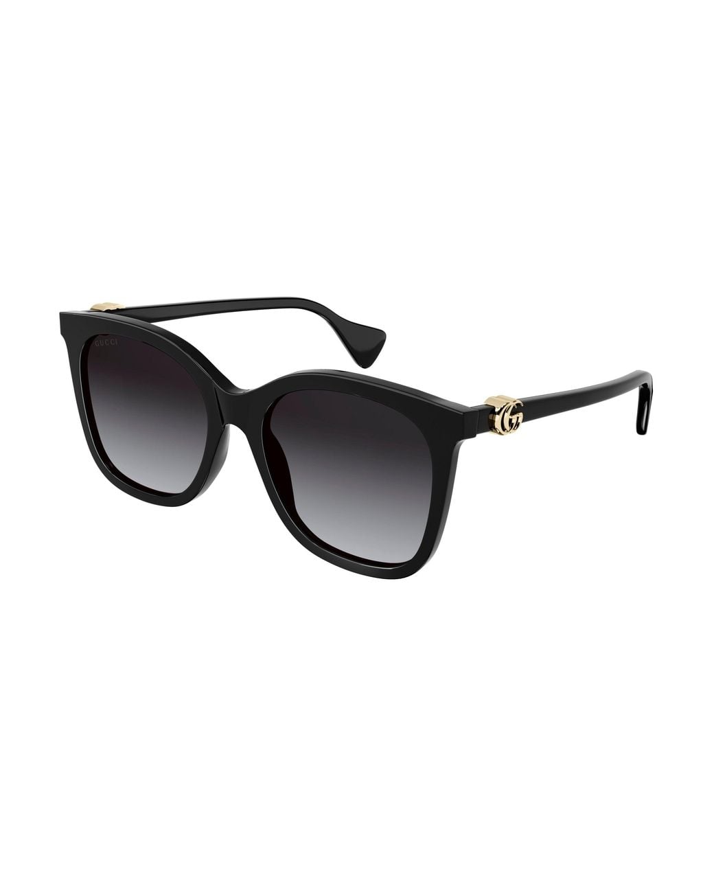 Gucci Black Gg1071S 001 Sunglasses Acetate Cat Eye Shaded
