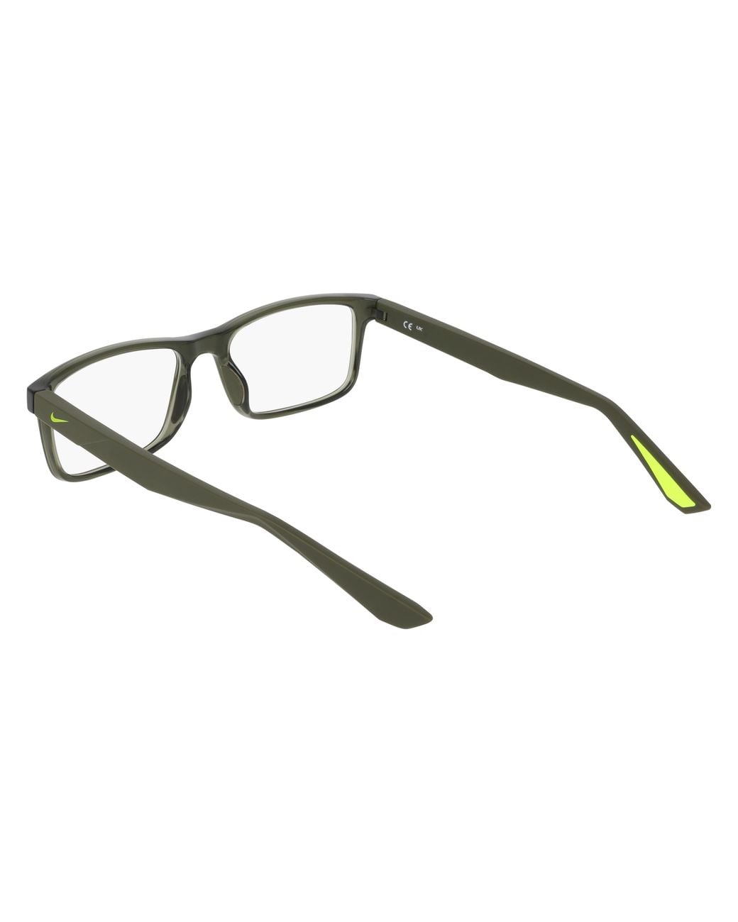 Nike Black 7416 315 Optical Frames Bio-Injected Squared Normal for men