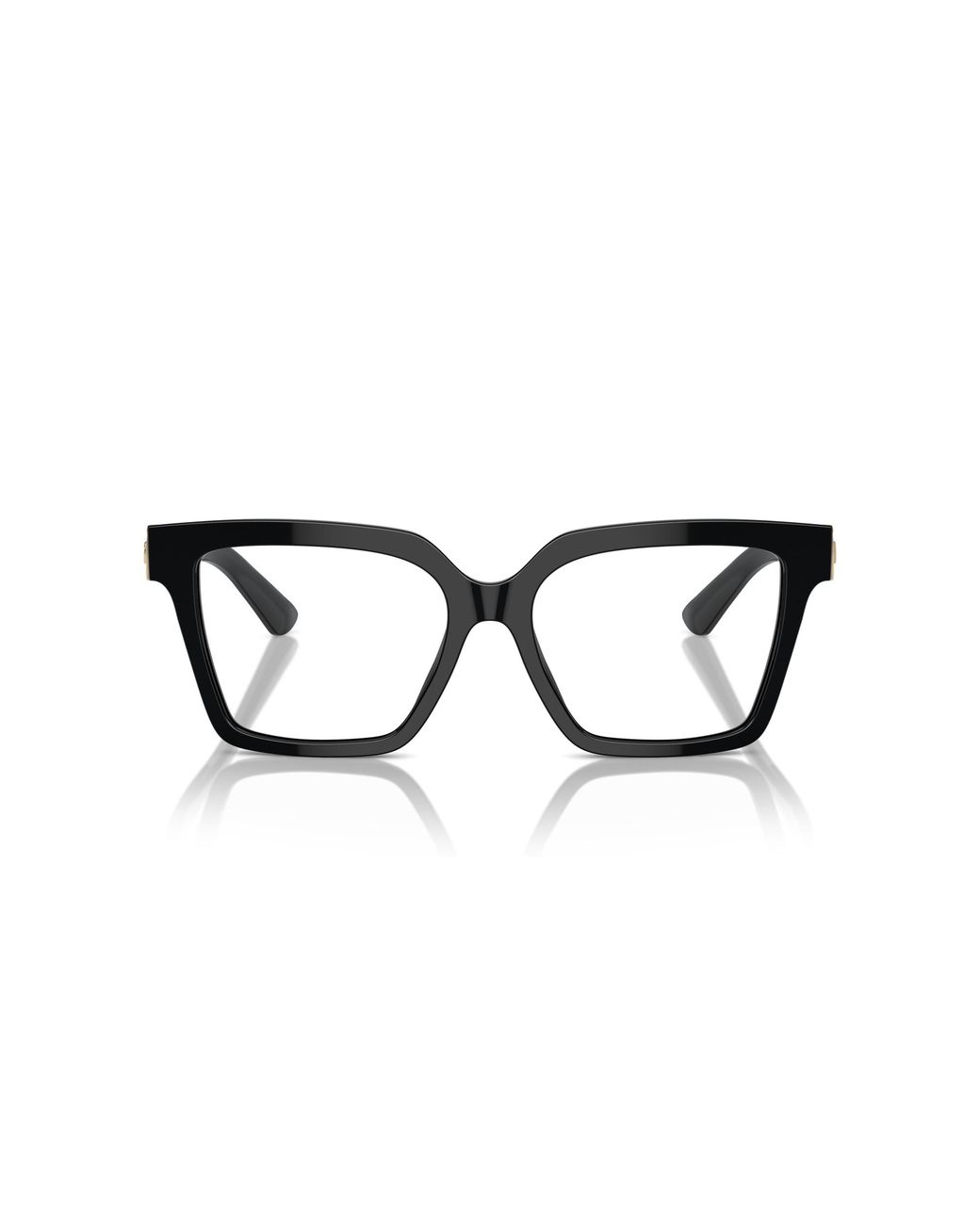 Dolce & Gabbana Black Dg3395 501 Optical Frames Acetate Transparent Squared Normal