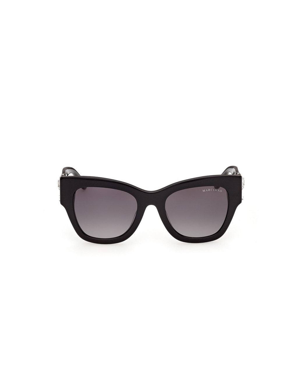 Guess Black Gm00048 01B Sunglasses Acetate Smoke Squared Normal