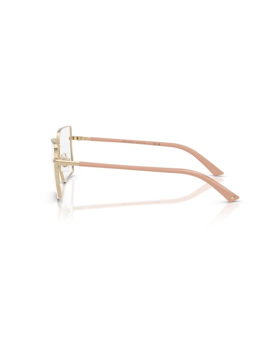 Jimmy Choo Black Jc2022 3027 Optical Frames Metal Transparent Squared Normal