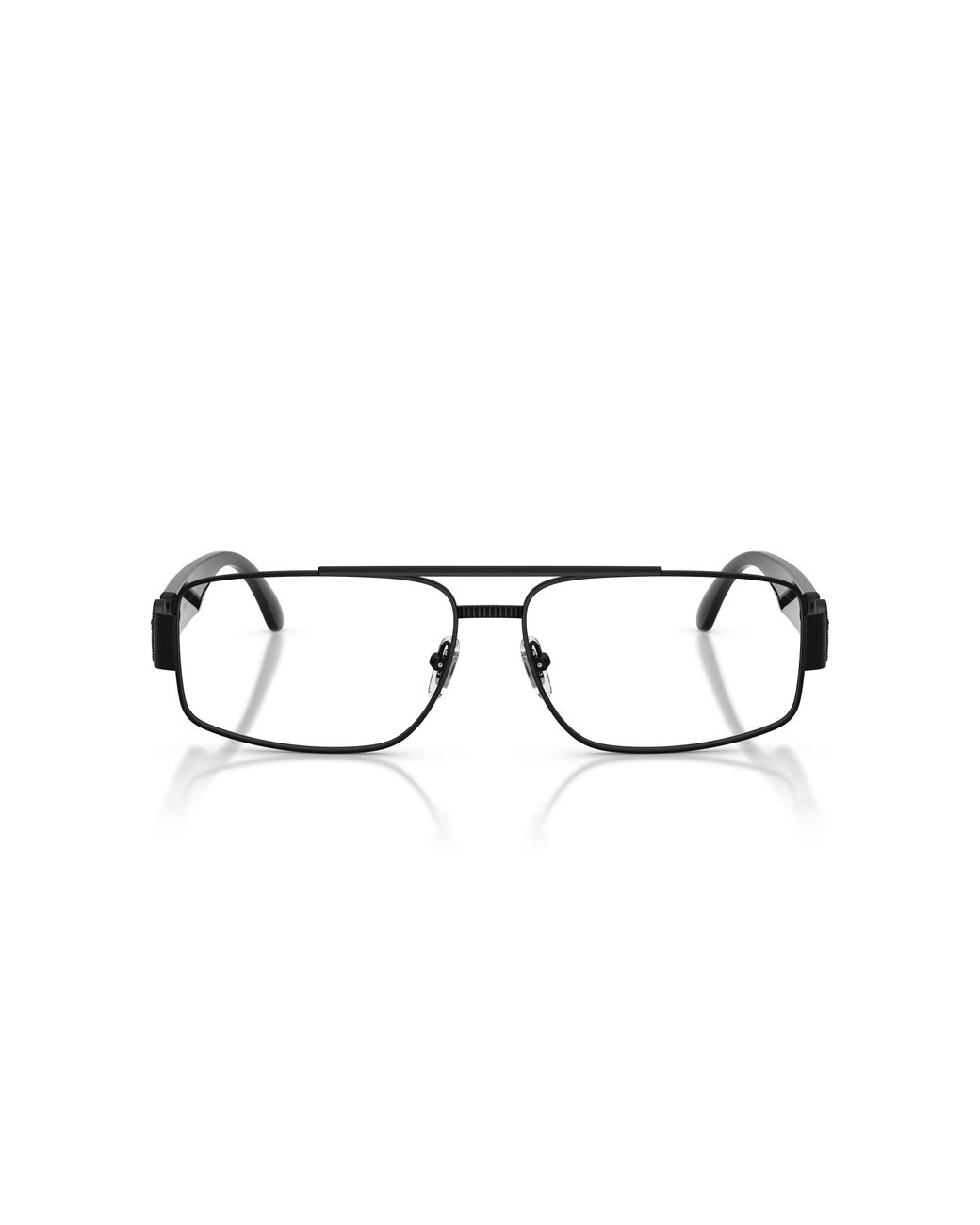 Versace Black Ve1317 1436 Optical Frames Metal Transparent Squared Normal for men