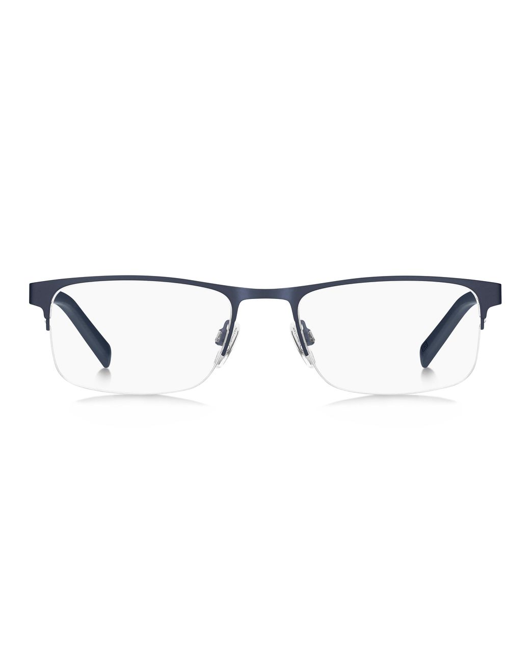 Tommy Hilfiger Black Th 2083 Fll Optical Frames Steel Squared for men