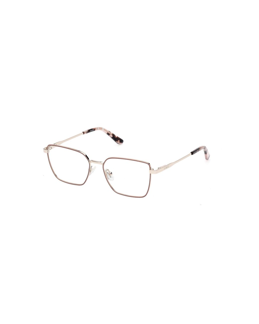 Guess Black Gu50168 059 Optical Frames Metal Geometric Normal