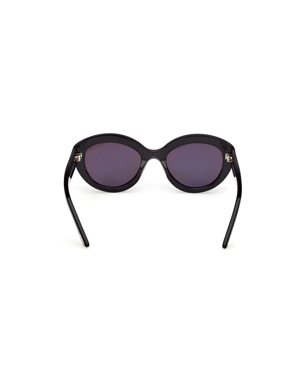 Tom Ford Black Ft1316 Stacy-02 01A Sunglasses Acetate Smoke Cat Eye Normal