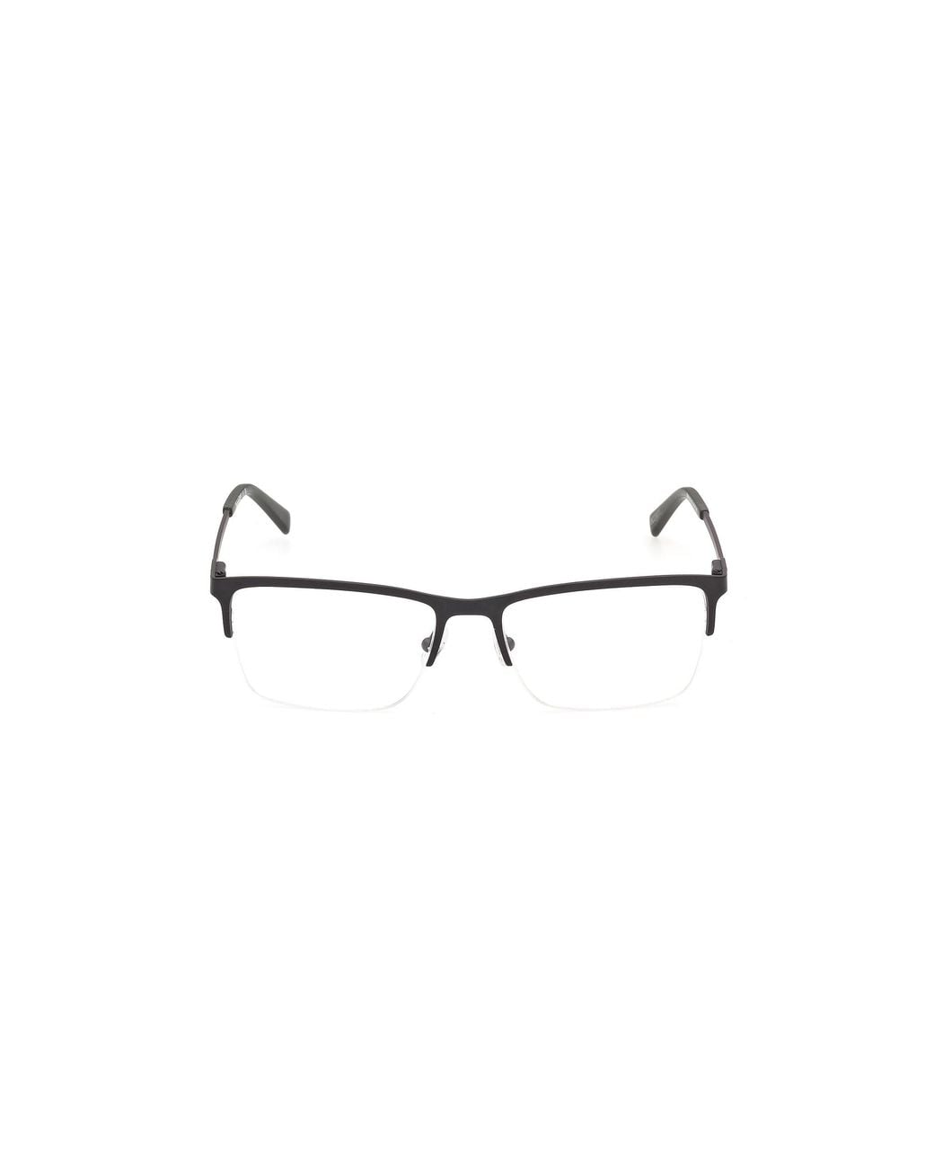 Timberland Black Tb50120 2 Optical Frames Metal Squared Normal for men