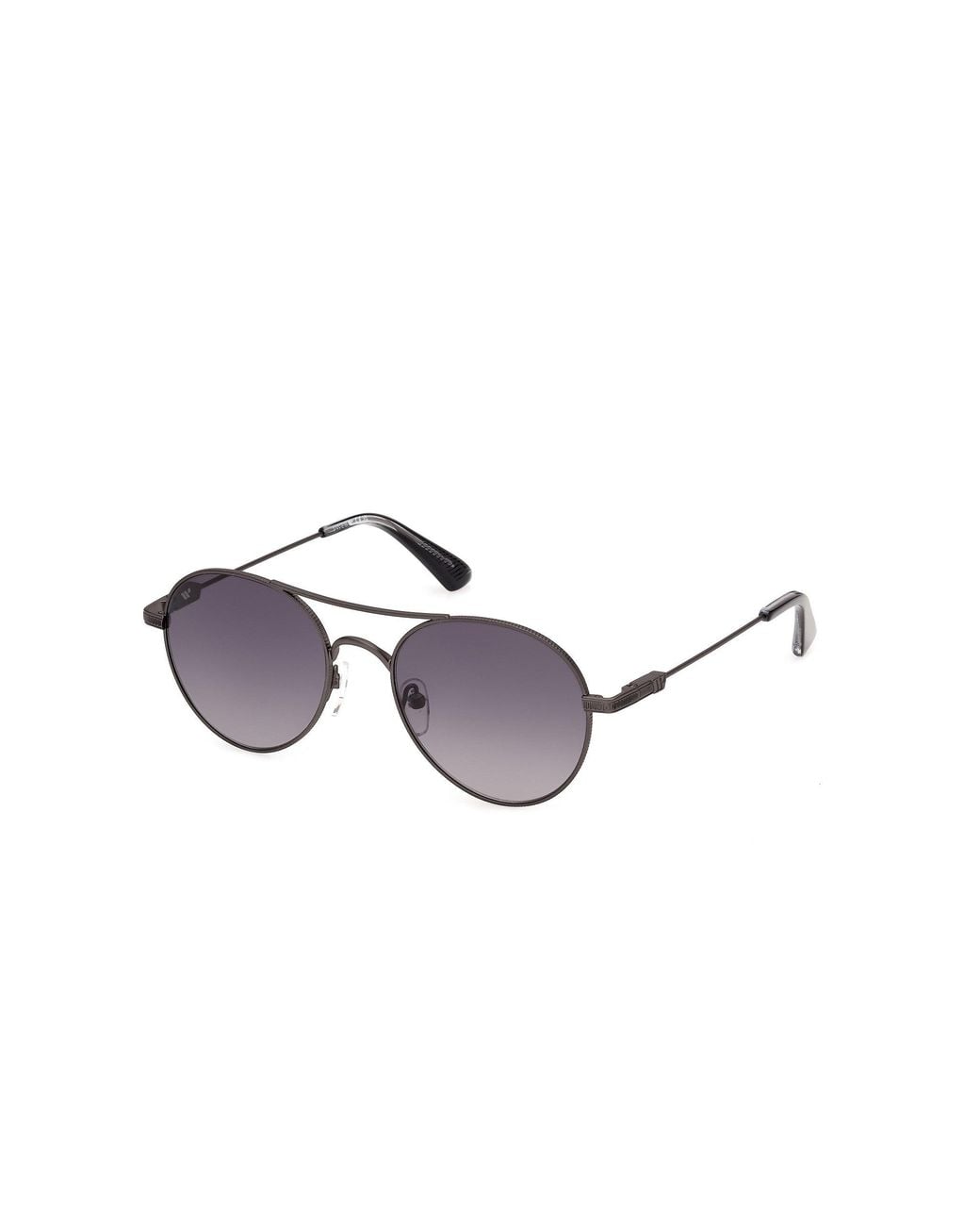 Web Black We0403 09B Sunglasses Metal Smoke Round Normal for men
