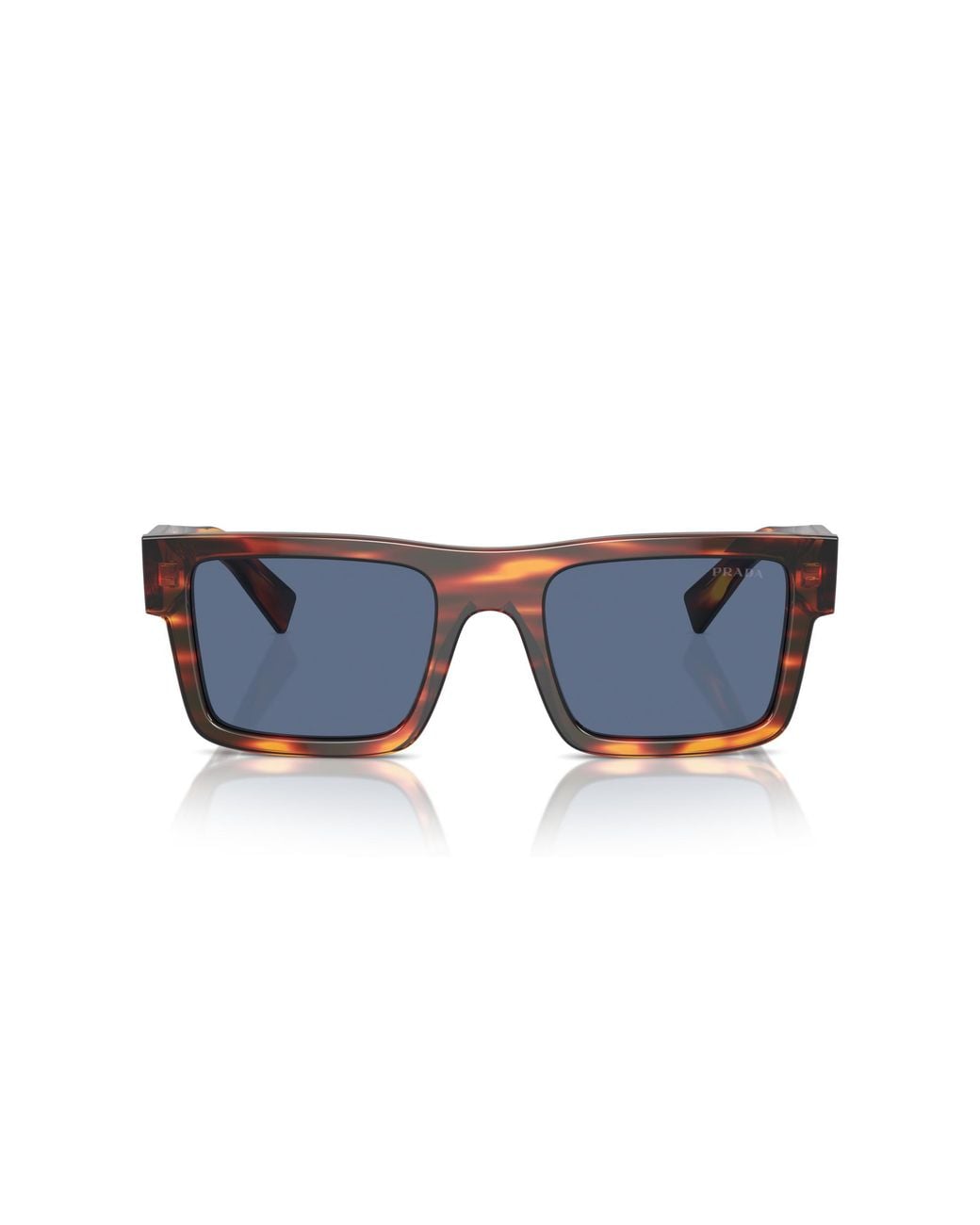 Prada Black Pr 19Ws 17R06A Sunglasses Acetate Squared Normal for men