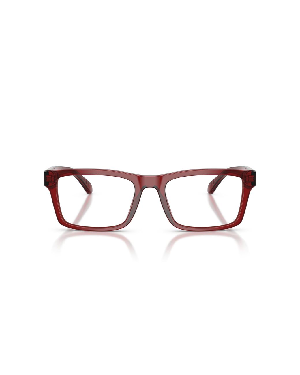 Emporio Armani Black Ea3254 6248 Optical Frames Acetate Squared Normal for men