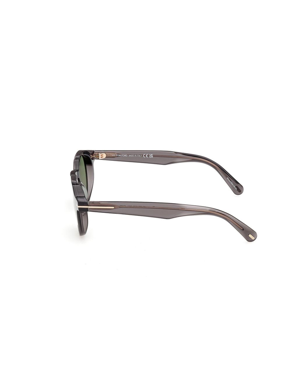 Tom Ford Black Ft1358 Thomas-02 20N Sunglasses Acetate Round Normal for men