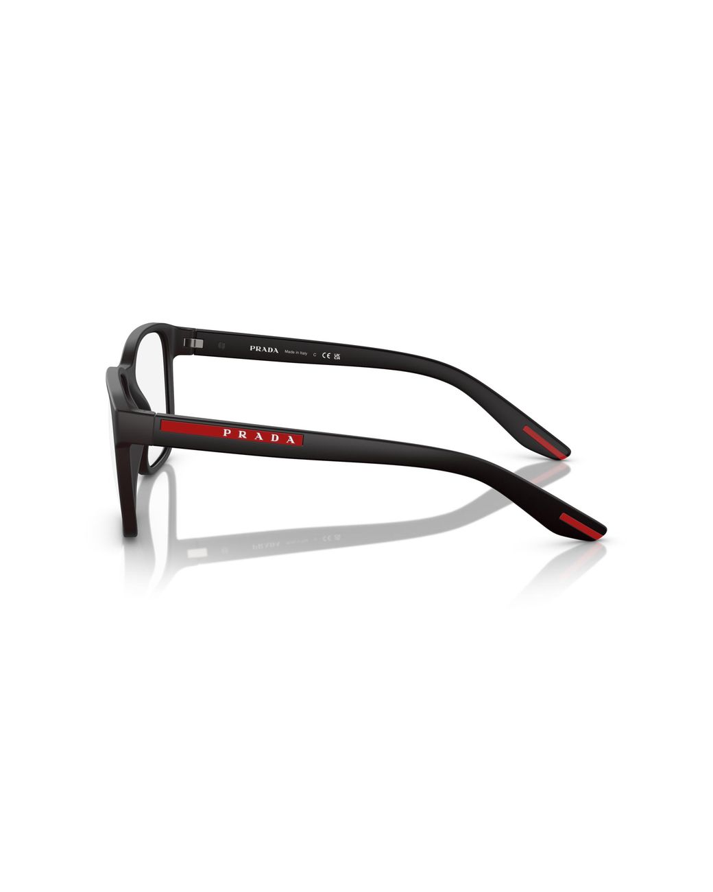 Prada Linea Rossa Black Ps 06Pv Dg01O1 Optical Frames Nylon Pillow Normal for men