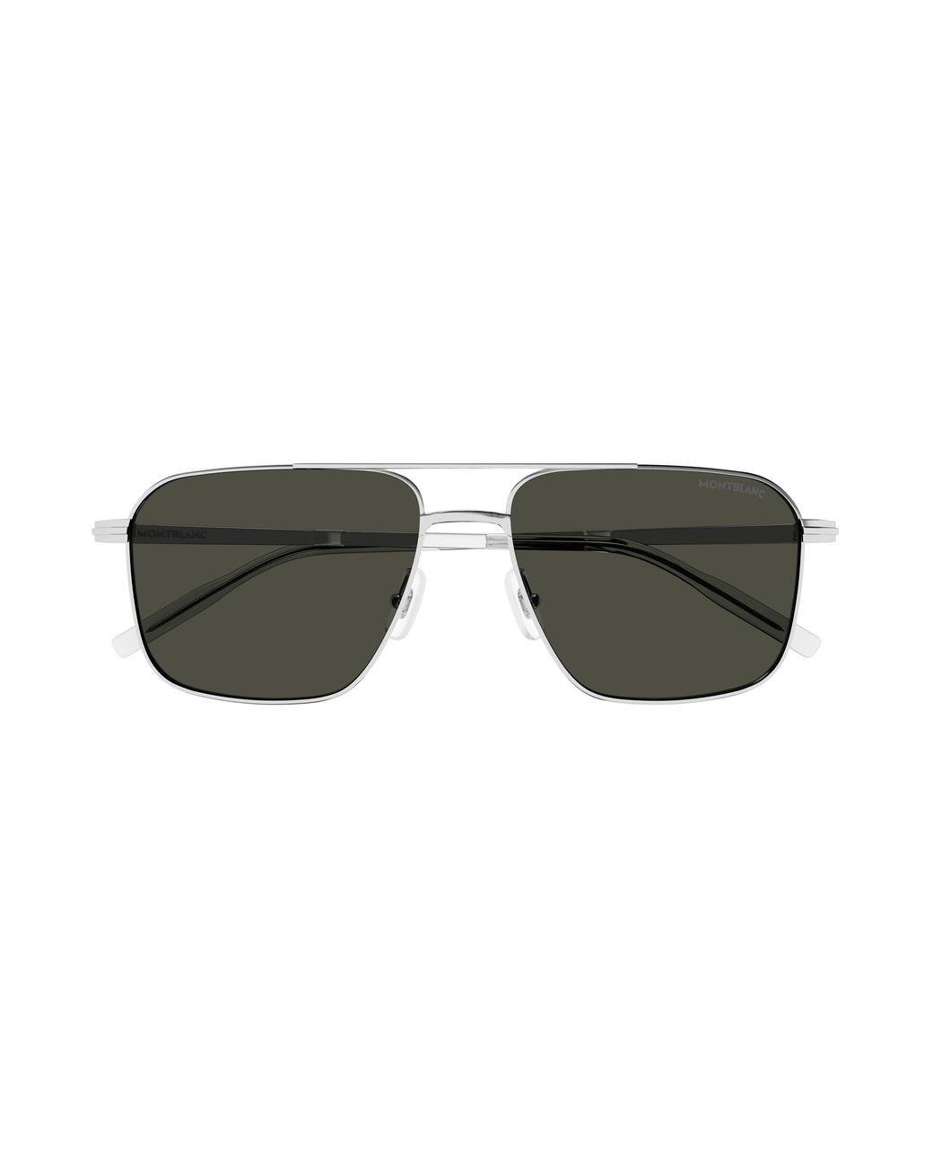 Montblanc Black Mb0278S 001 Sunglasses Metal Squared for men