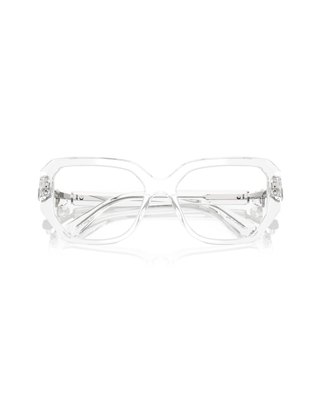 Swarovski Black Sk2035 1027 Optical Frames Acetate Geometric Normal