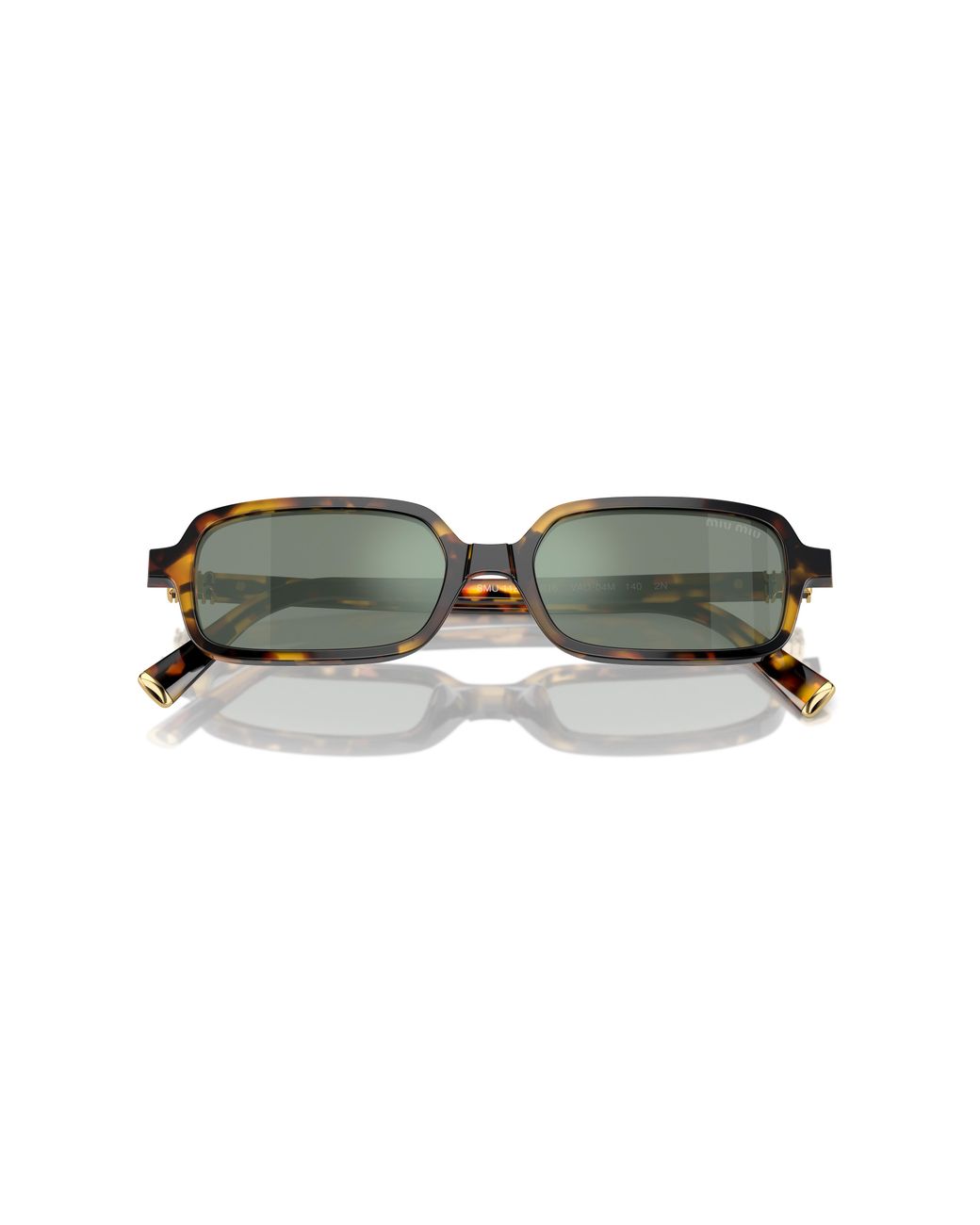 Miu Miu Black Mu 11Zs Vau04M Sunglasses Acetate Squared Normal
