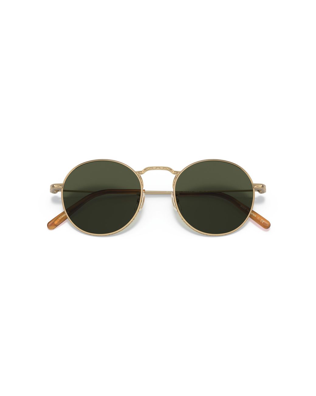 Oliver Peoples Black Ov1282St Weslie Sun 529252 Sunglasses Titanium G15 Round Normal for men