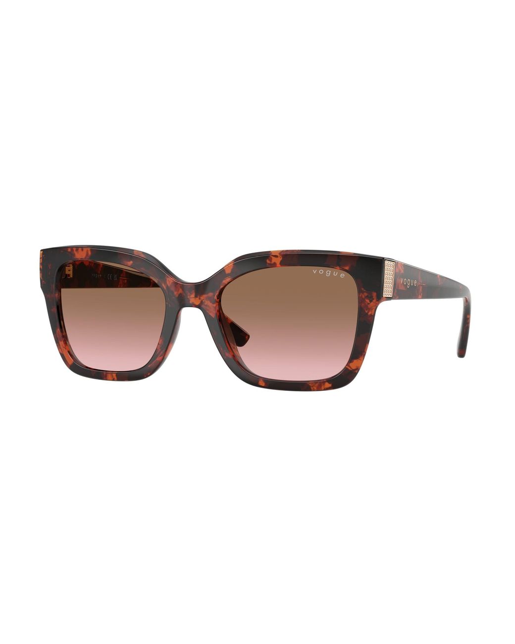 Vogue Eyewear Black Vo5613Sb 318014 Sunglasses Nylon Squared Normal Shaded
