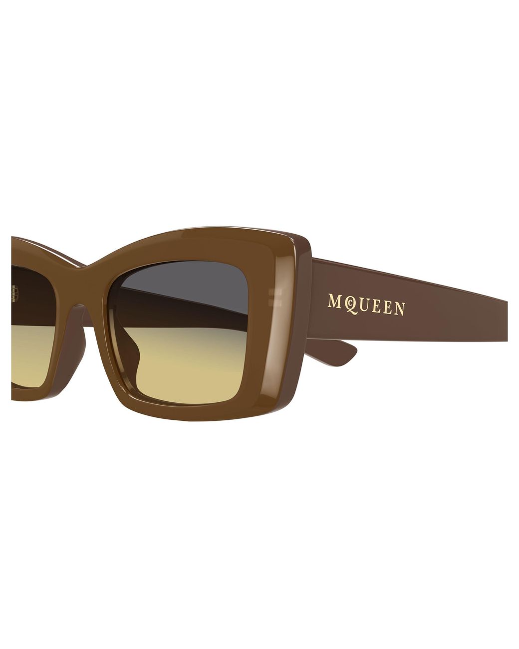 McQueen Black Am0526S 003 Sunglasses Acetate Squared