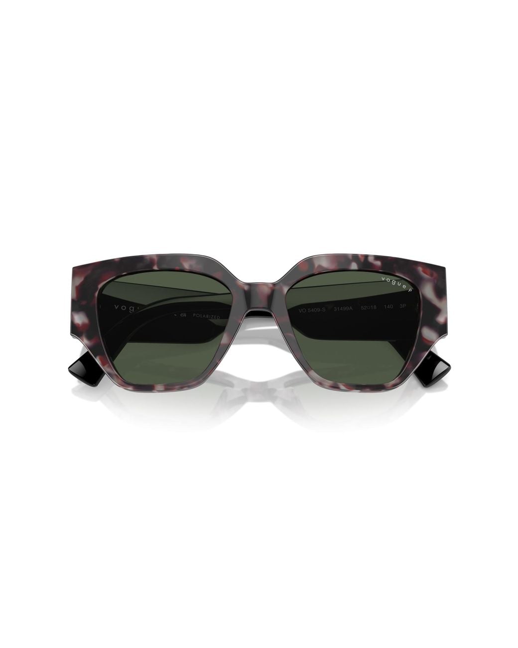 Vogue Eyewear Black Vo5409S 31499A Sunglasses Acetate Geometric Polarized