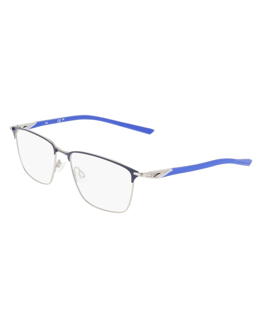 Nike Black 6066 411 Optical Frames Titanium Squared Normal for men
