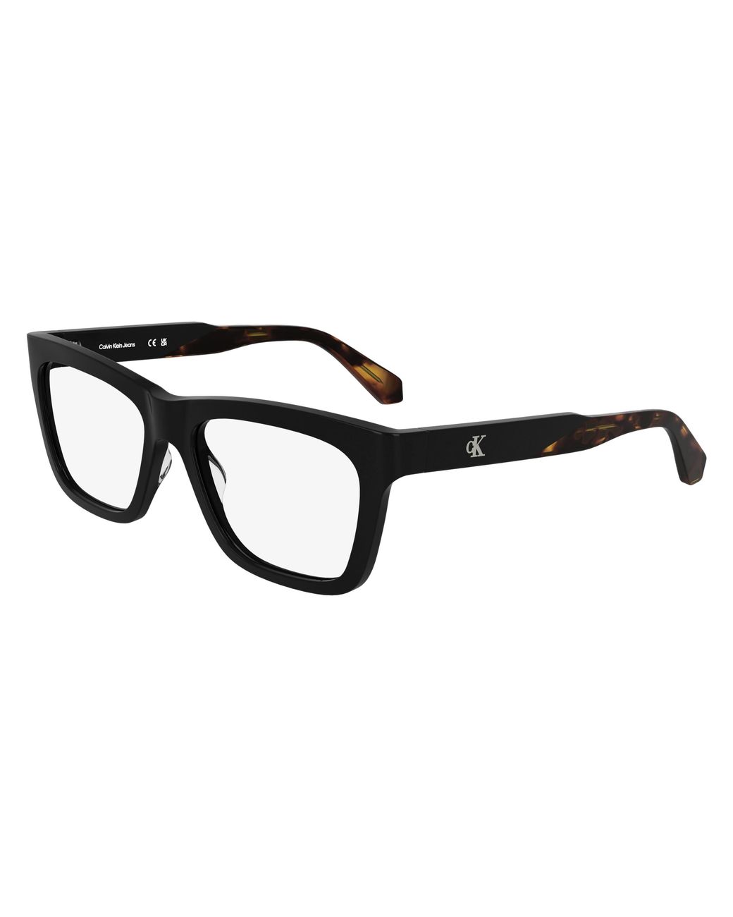 Calvin Klein Black Ckj25615 001 Optical Frames Acetate Squared Normal for men