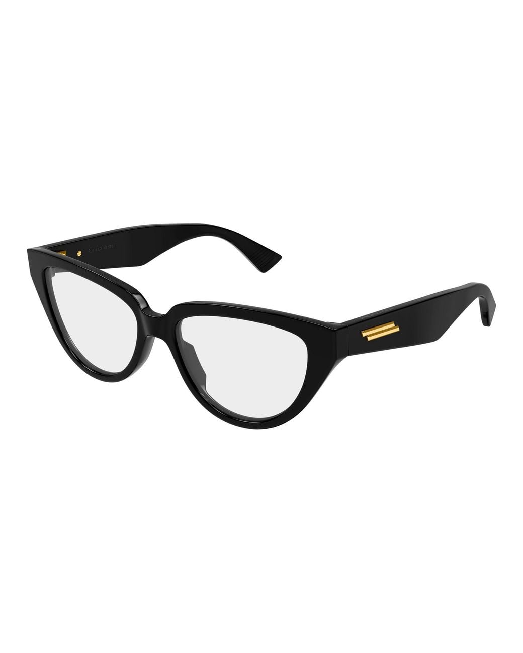 Bottega Veneta Black Bv1503O 001 Optical Frames Acetate Transparent Cat Eye