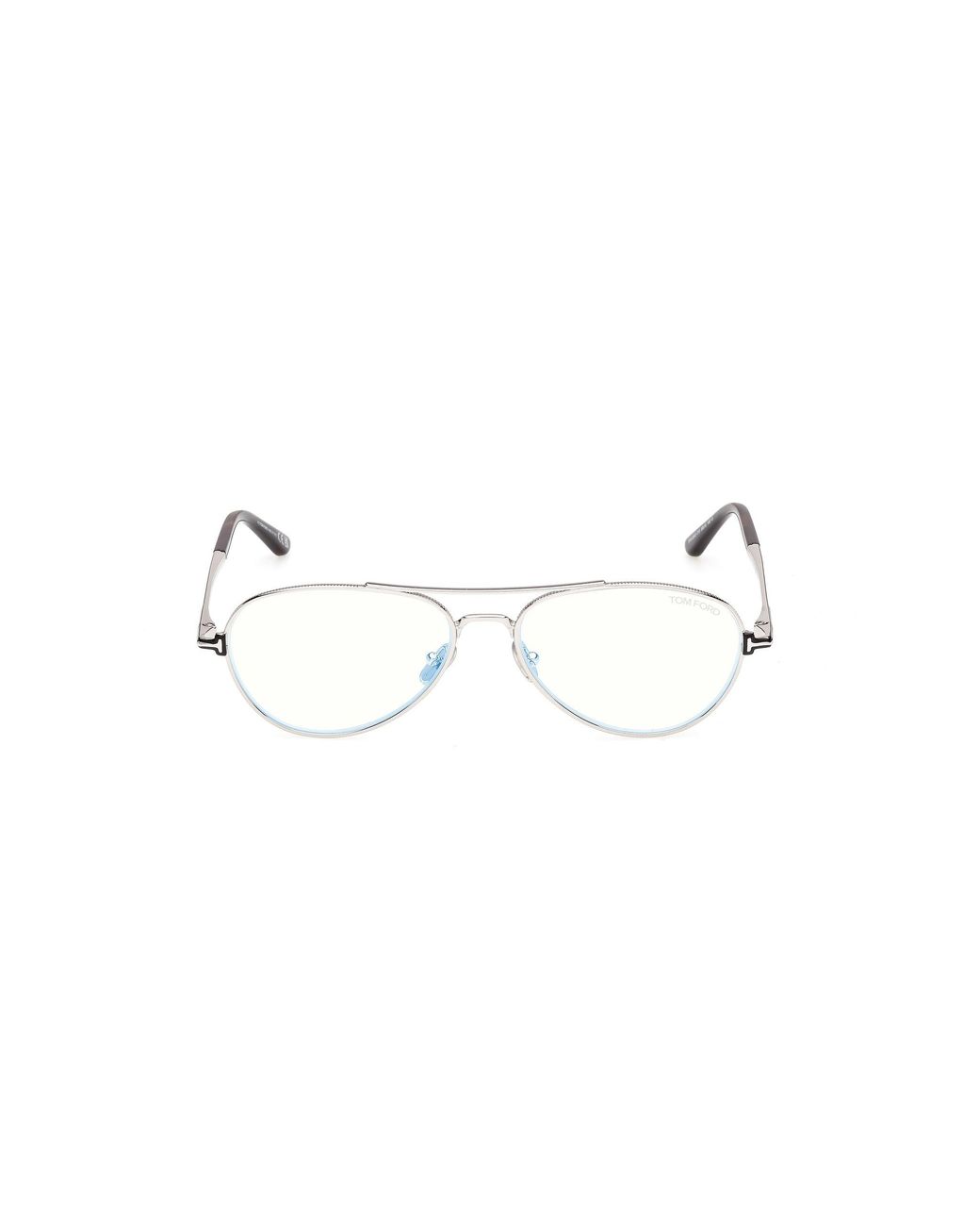 Tom Ford Black Ft6128-B 016 Optical Frames Metal Pilot Normal for men