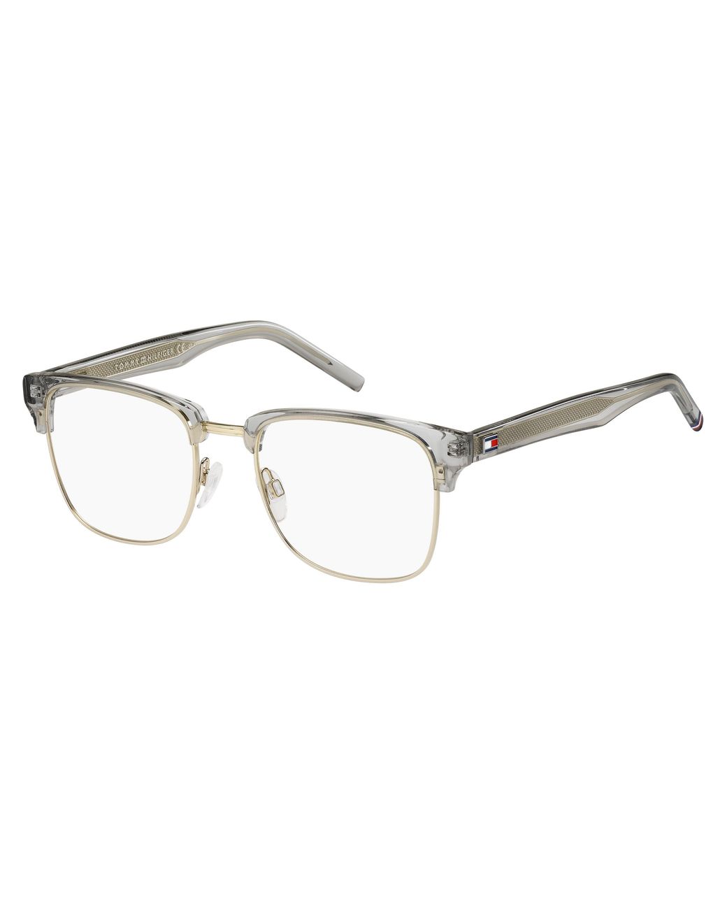 Tommy Hilfiger Black Th 1988 Kb7 Optical Frames Steel Squared for men