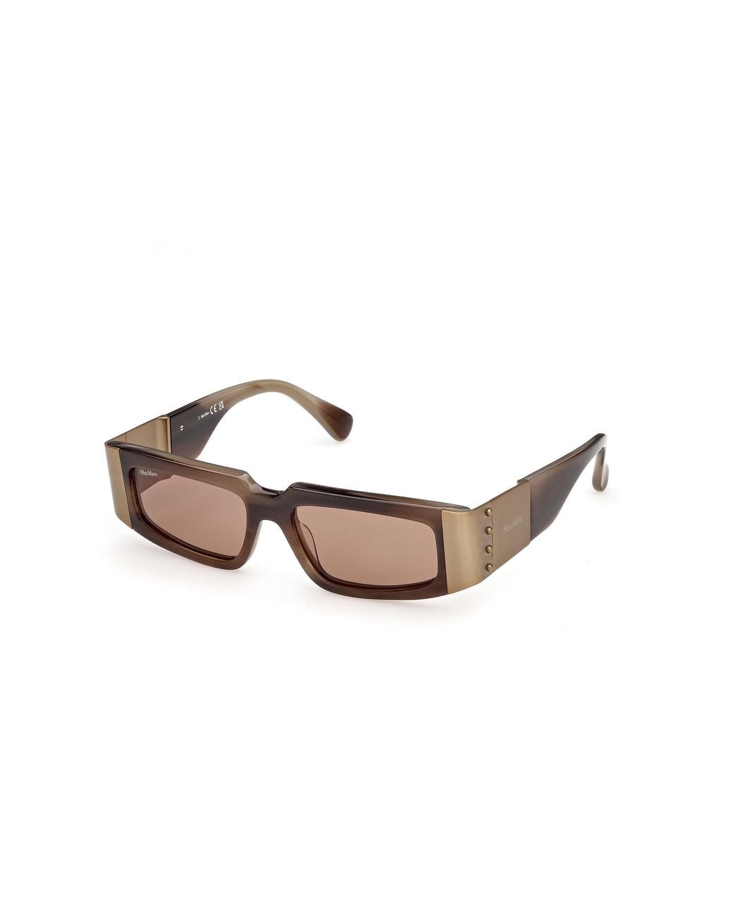 Max Mara Black Mm0217 62E Sunglasses Acetate Squared Normal