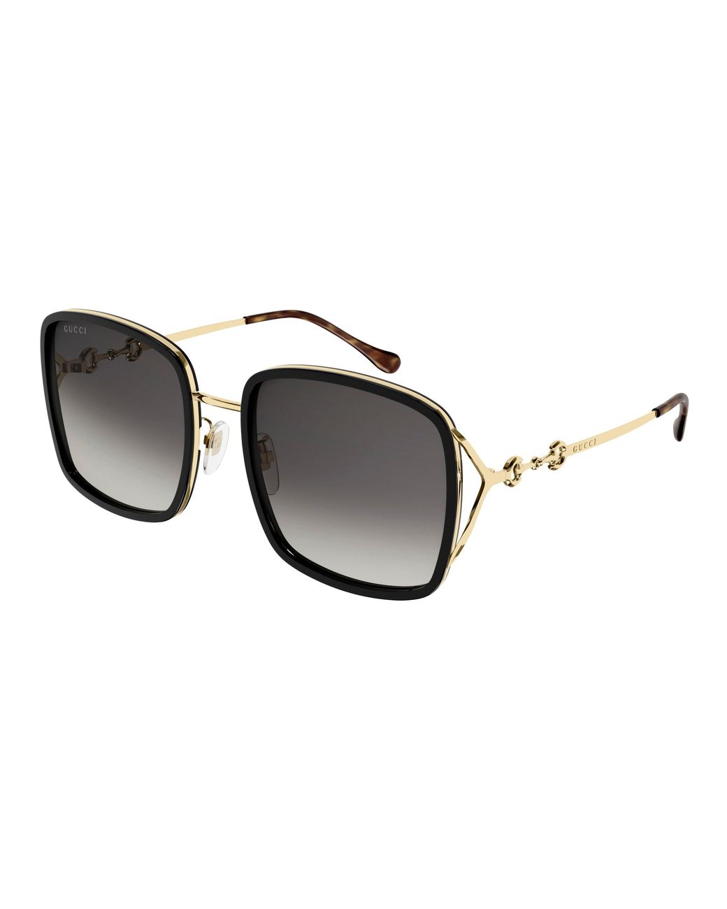 Gucci Black Gg1016Sk 001 Sunglasses Injected Squared Normal