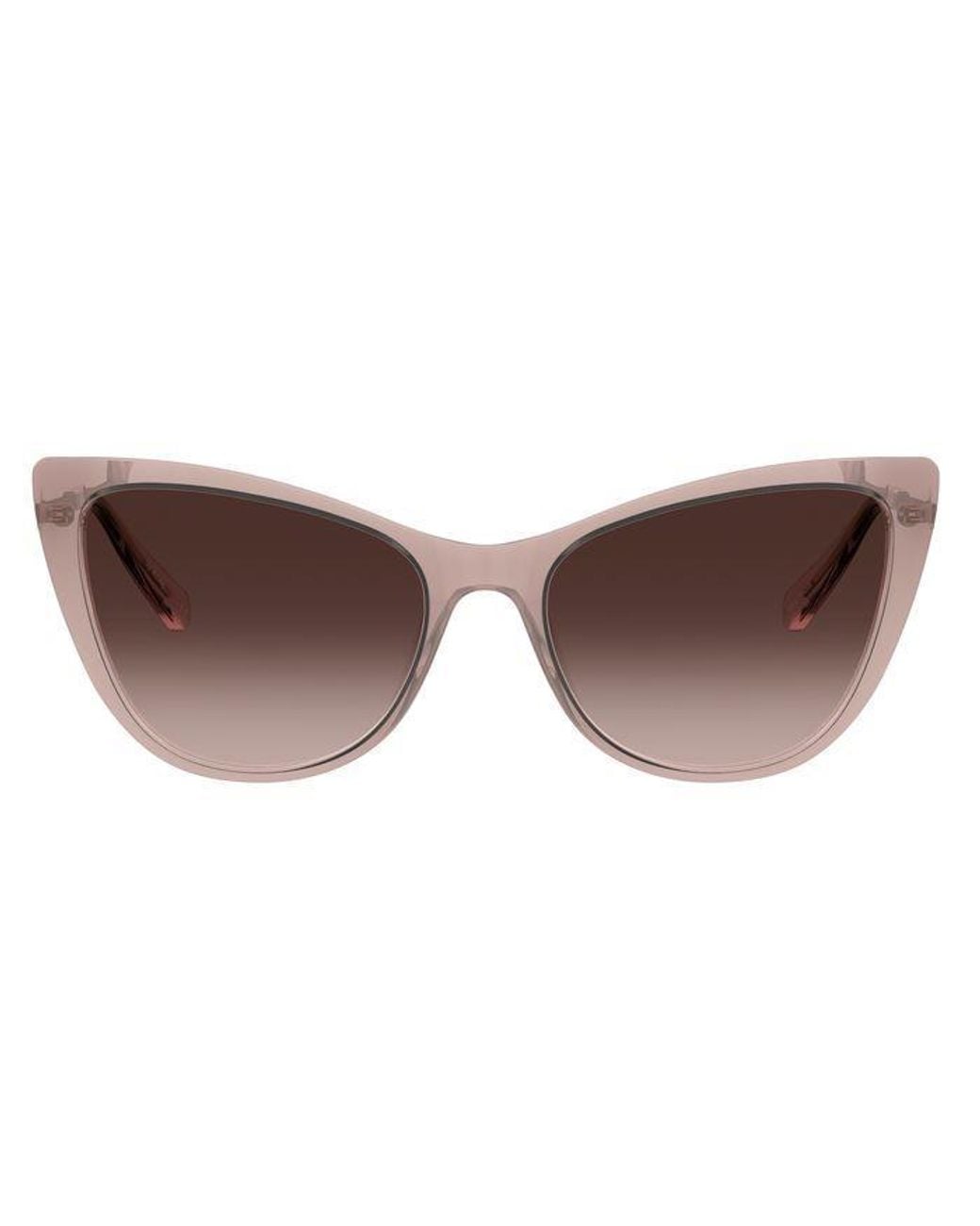 Moschino Black Mol062/S Fwm/Ha Sunglasses Acetate Cat Eye Normal Shaded