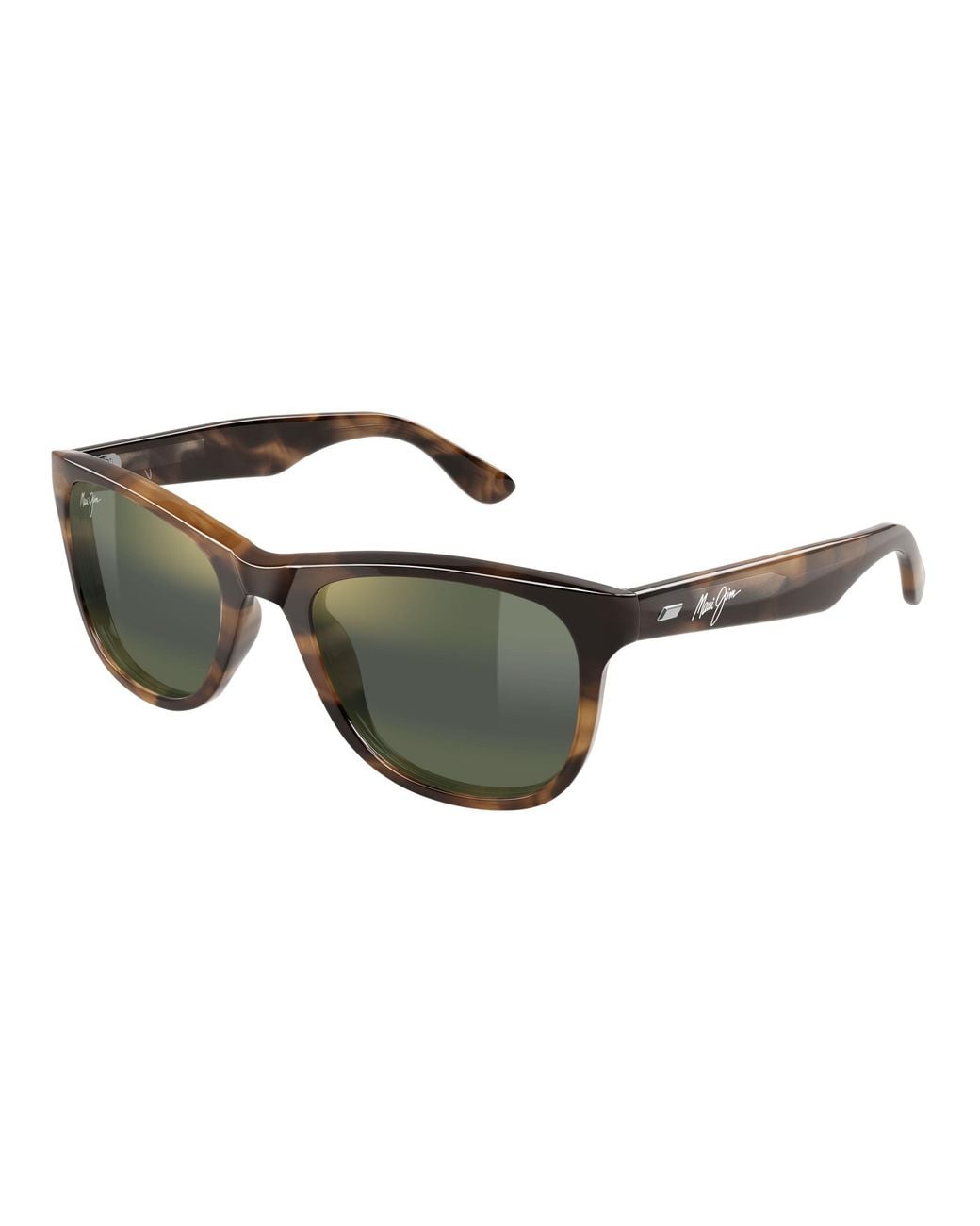 Maui Jim Black Mj0692S 003 Occhiali Da Sole Acetato Verde Squadrata