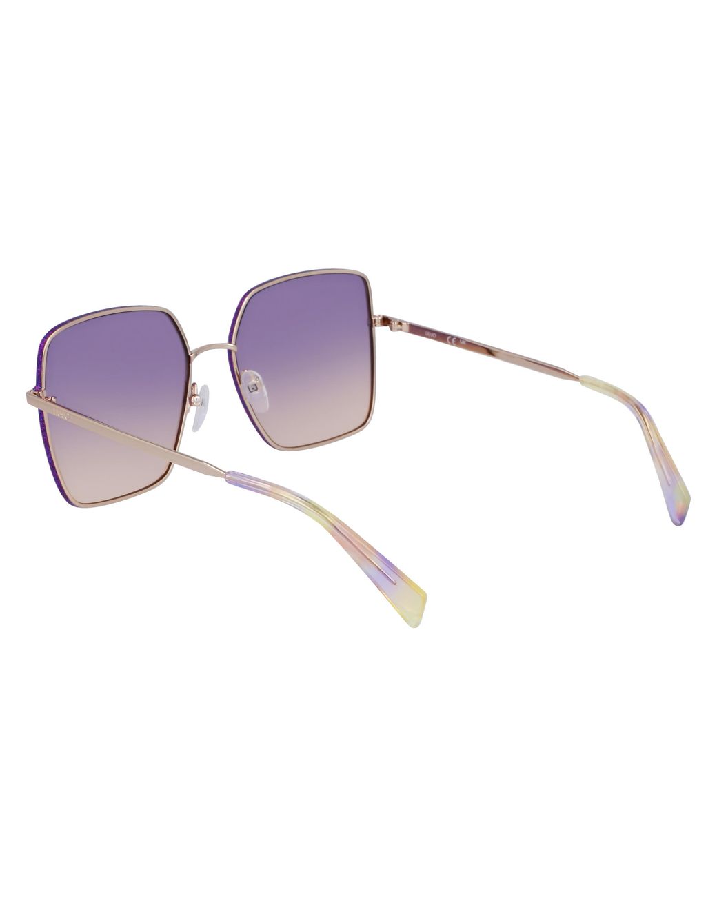 Liu Jo Black Lj158S 722 Sunglasses Metal Squared Normal Shaded