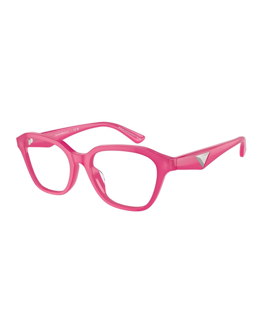 Emporio Armani Black Ea3235U 6118 Optical Frames Acetate Transparent Geometric Normal
