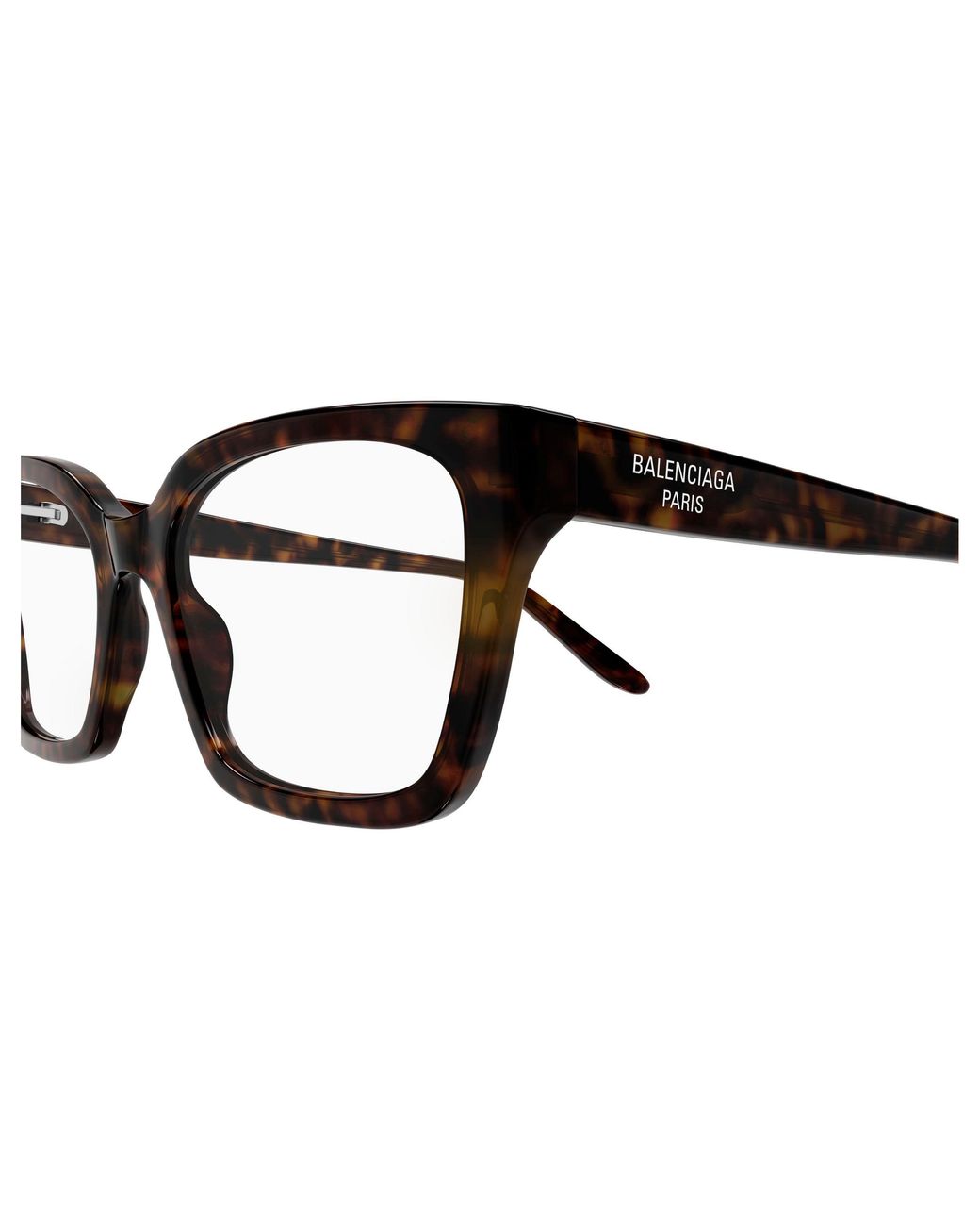 Balenciaga Black Bb0501O 002 Optical Frames Acetate Transparent Cat Eye
