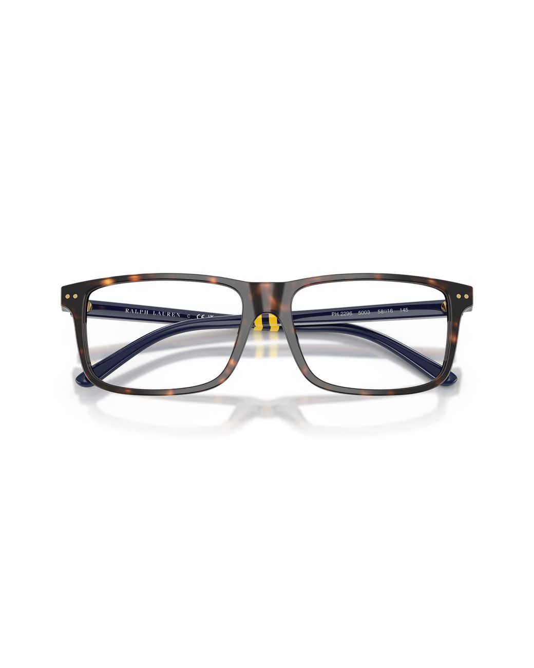 Polo Ralph Lauren Black Ph2296 5003 Optical Frames Acetate Squared Normal for men