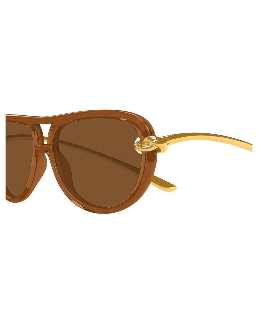 Bottega Veneta Black Bv1418S 004 Sunglasses Bio-Injected Pilot